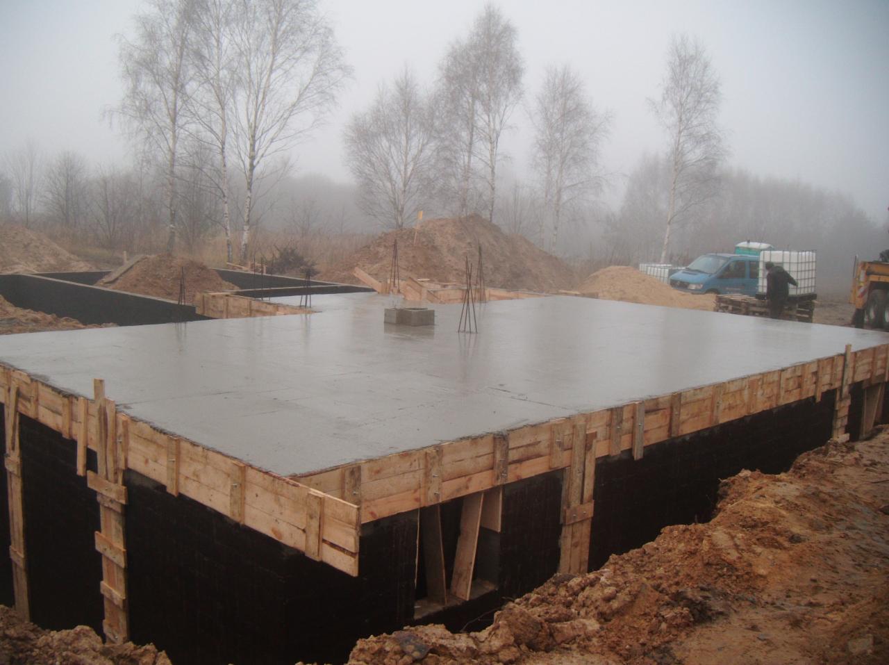 Betonowanie fundamentów — BUDIMAT